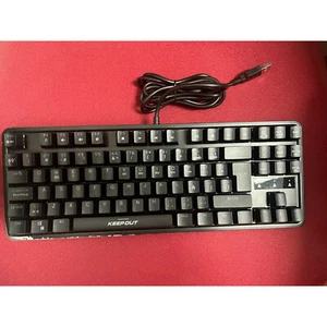Teclado Gaming Mecánico Keep Out F105 en español (ñ) Usado *Esquina sin pintura* - Imagen 1 de 2