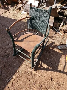 Antique Bentwood Rustic Log Rocking Chair Adult Size  - Picture 1 of 10