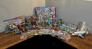 Huge LEGO Friends Sets Lot: Mostly Complete, 41347 Resort 100% Complete, 18lbs - Picture 1 of 22