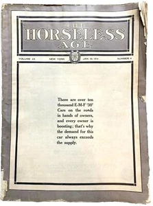 1910 The Horseless Age Magazine Antique Automobile Car Advertising Volume 23 - Picture 1 of 10