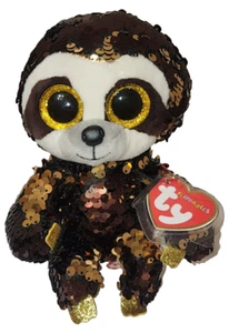 Ty Flippables Sequins Plush - DANGLER the Sloth (6 Inch) Beanie Boos Stuffed Toy - Picture 1 of 9