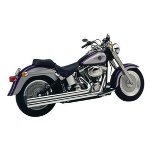 Vance & Hines Bigshots Lungo Cromo, per Harley - Davidson FXST 87 - 11 - Foto 1 di 2