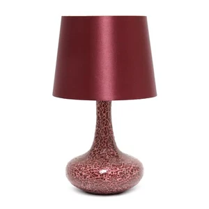 Creekwood Home 14.17" Patchwork Crystal Glass Table Lamp - Picture 1 of 49