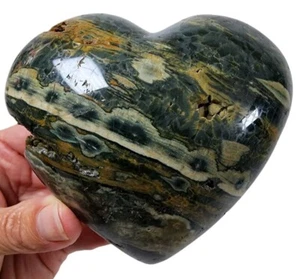 Ocean Jasper corazón pulido 400 gramos - Imagen 1 de 3