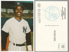 1985 TCMA Baseball, New York Yankees Postcard, Andre Robertson