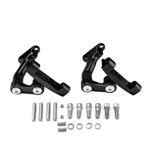 Kit de soporte de montaje ajustable para piso de pasajero trasero para Harley Touring 1993+ - Imagen 1 de 4