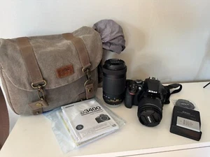 Nikon D3400 DSLR Camera Bundle - Excellent Condition (Only 6008 Shutter Count) - Picture 1 of 5