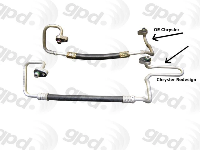 Manguera de descarga de refrigerante aire acondicionado 3,8 L para Chrysler Grand Voyager 2001-2002 573UC22 Foto 1 de 1