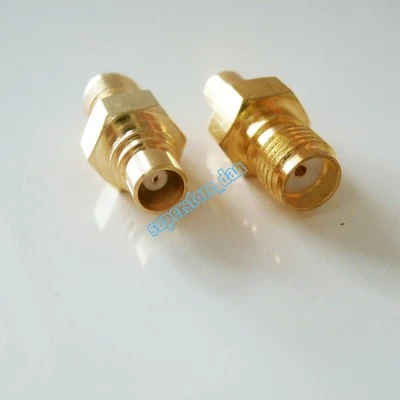 1Pcs MCX female jack to SMA female Straight RF connector Adapter - Image 1 of 4