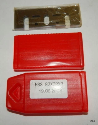2 Pack 82 x 29 x 3 HSS Planer Blades 82293-2 - Image 1 of 3