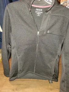 Izod Herren Advantage Performance Natur Stretch Full Zip Fleece Golf Pullover Md - Bild 1 von 8