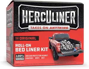 HCL1B8 Roll-On Bed Liner Kit,Black, 1 Gal. - Picture 1 of 8