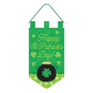 St. Patrick's Day Felt Door Banner - 19.5" Length (242556) - Picture 1 of 1
