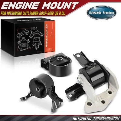 3x Montaje de motor y transmisión para Mitsubishi Outlander 2007-2013 V6 3,0 L Foto 1 de 4