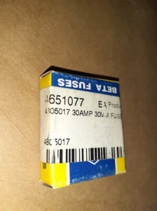 Fifty 30 Amp Fuses That Are 30 Mm Long For Vintage Motorcycles And Vehicles - Picture 1 of 7