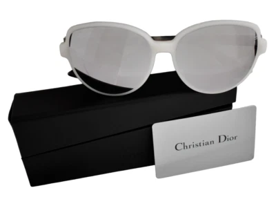 NEW CHRISTIAN DIOR *ONDE2* Havana White Mirrored OVERSIZED Sunglasses 58-16-145 - Image 1 of 4
