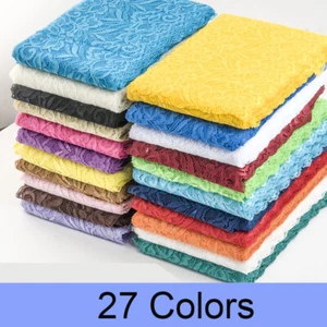 5 Yards Floral Elastic Stretch Lace Ribbon Trim Sewing Skirt Dress Handicrafts - Picture 1 of 39