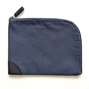 Borsa da viaggio Shinola Detroit tela toilette American Airlines Navy LEGGI - Foto 1 di 6
