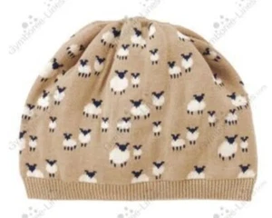 Gymboree Girls Sweater Beanie M 7-8 Hat Bundled & Bright Sheep NWT - Picture 1 of 2