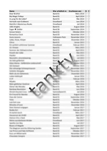 ShoCo Cards | Komplette Liste ohne Bilder zum drucken und abkreuzen als PDF - Bild 1 von 1