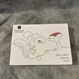 BAIMEI Jade Roller & Gua Sha Set Beauty Tools, Face Roller Massager for Face - Picture 1 of 4