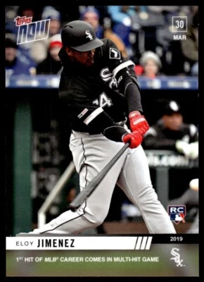 2019 TOPPS NOW ROOKIE RC Eloy Jimenez Rookie Chicago White Sox #23 R12 - Image 1 of 2