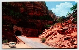 Postcard Entrance to Zion Tunnel Zion National Park Utah UT UNP - Picture 1 of 2