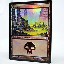 Swamp - Foil - Mirrodin #295 - NM - MTG