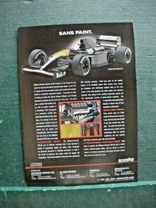 Exoto Williams Renault 1992 Season F1 Model 1/18 Race Car Toy advertisment A - Picture 1 of 1