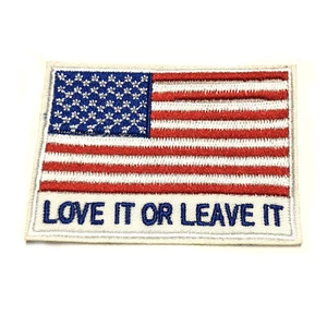 Emblema para motociclista Love It or Leave It EE. UU. parche bordado aplique de hierro - Imagen 1 de 3