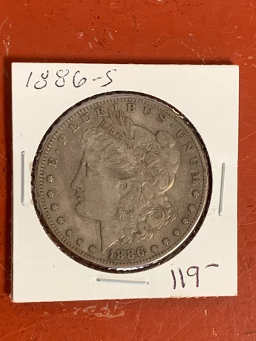 1886-S  Morgan Silver Dollar US Coin Cover
