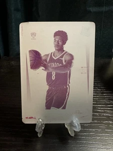 2023 Panini 2021-22 Donruss Optic Cameron Thomas Base Rated Rookies RC Plate 1/1 - Picture 1 of 2