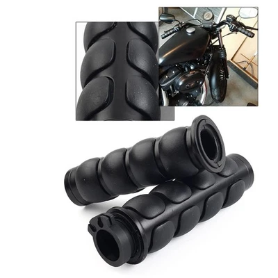 1" Motorcycle Handle Bar Hand Grips For Harley cruiser For Yamaha - Imagem 1 de 4
