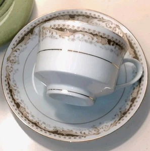 Signature Collection Queen Anne Tea Cup & Saucer Set - Vtg Japan - Picture 1 of 8