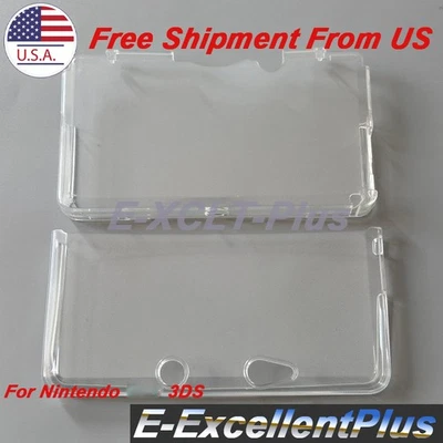 For Old Nintendo 3DS Console TPU Silicone Protective Cover Soft Case Transparent - Image 1 of 4