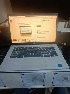 HP 14a-nf0003na 14" Chromebook Intel N100 Processor 8GB 128GB ChromeOS - Image 1 of 4