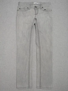 LG09454 VERY COOL ROXY BRAND *SKINNY LEG* WOMENS JEANS sz5; GRAY - Picture 1 of 5