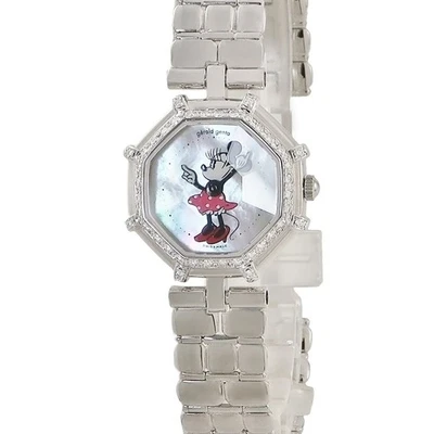 Gerald Genta Retro Fantasía Minnie Mouse G.3299.7 K18WG Carcasa Sólida Original Foto 1 de 4