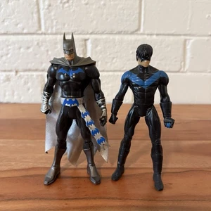 2003 DC Universe 6" Batman And Nightwing 2 Pack Figures ONLY Mattel - Picture 1 of 9
