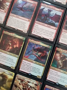 Custom Commander deck: Dragonlord Atarka Red/Green Dragons Magic Duel 100 cards - Picture 1 of 24