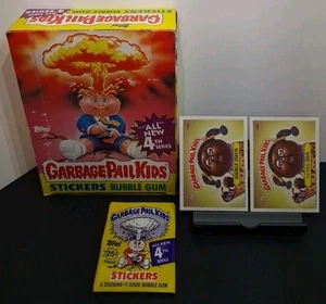 1986 Topps Garbage Pail Kids Series 4 Double IRIS & 4-Eyed IDA *139a/b* w/ Wrap* - Picture 1 of 3