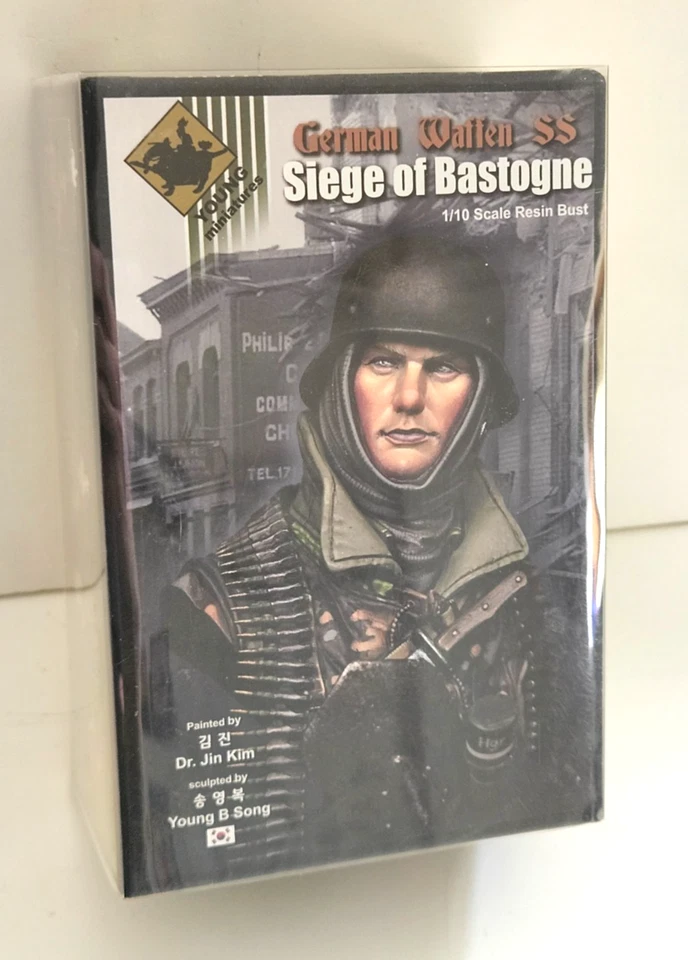 1/10 YOUNG MINIATURES GERMAN WAFFEN SS SIEGE OF BASTOGNE BUST #YM1887 NEW RESIN - Image 1 of 1