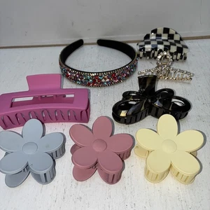 Kristall Stirnband Blingbling Schmuck Kopfbedeckung Cosplay Kopfschmuck + 6 andere Clips - Bild 1 von 4