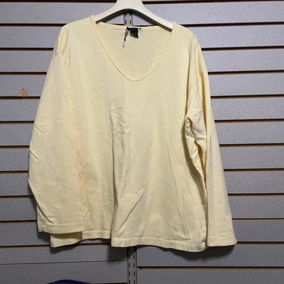 Винтажная толстовка VS Moda International большого размера L укороченная с V-образным вырезом - Изображение 1 из 4