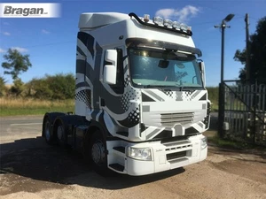 Roof Bar + LEDs + Jumbo Spots + Clear Beacon For MAN TGA XLX BLACK Stainless Top - Picture 1 of 8