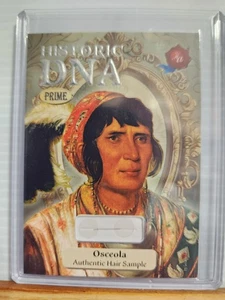 Osceola 2024 Historic Autographs Prime Volume 2  Relic DNA Hair Sample #’d 15/20 - Picture 1 of 6