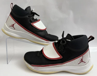 Nike Air Jordan Super Fly 5 White/Black 881571-001 Sneaker Shoes Men's US Size 9 - Image 1 of 4