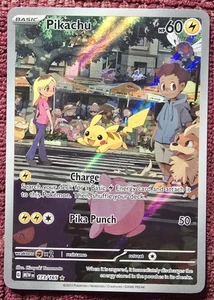 Pokemon TCG Pikachu 173/165 Sv: Scarlet & Violet 151 Holo Art Gallery NM-MT - Picture 1 of 6