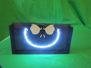 Jack Skellington Sonriente LED Montaje en Pared Pesadilla Antes de Navidad con Cable USB - Imagen 1 de 6
