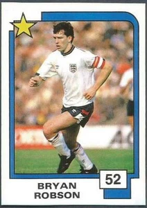 Panini Soccer Superstars 1988 - #052 - England & Manchester United - Bryan Robson - Bild 1 von 1